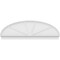 Ekena Millwork Elliptical 4 Spoke Architectural Grade PVC Combination Pediment, 86"W x 28-3/8"H x 2-3/4"P PEDPC086X285ELL04 - alternate 3